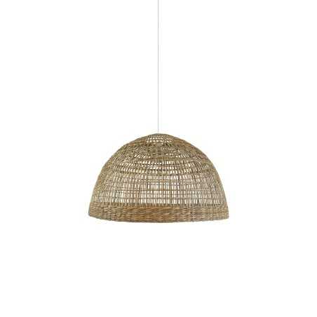Colgante simple BONIN cáñamo E27 LED color madera