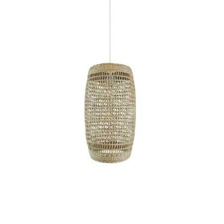 Colgante simple HUARD cáñamo E27 LED color madera