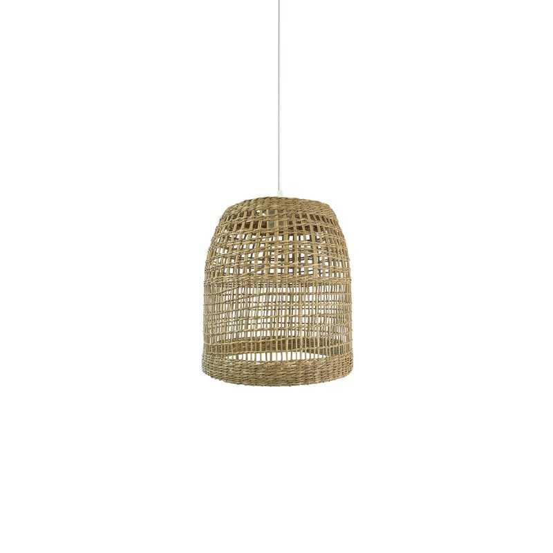 Colgante simple PAYZAT cáñamo E27 LED color madera