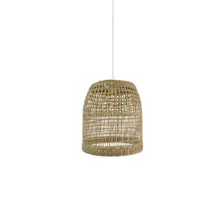 Colgante simple PAYZAT cáñamo E27 LED color madera