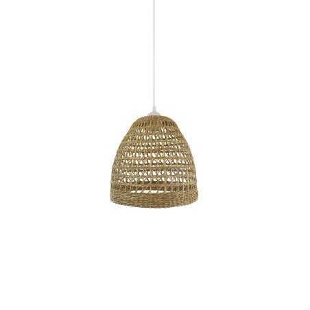 Colgante simple GOULIER cáñamo E27 LED color madera