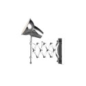 Aplique de pared KERNO metal E27 LED color cromado brillo