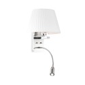Aplique con lector BLOND metal COB LED 1X1W 3000K negro