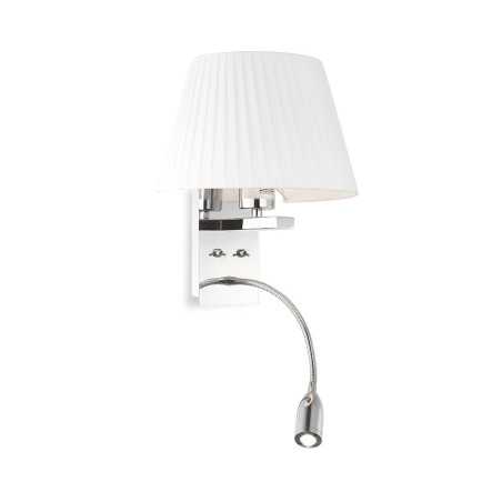 Aplique con lector BLOND metal COB LED 1X1W 3000K negro
