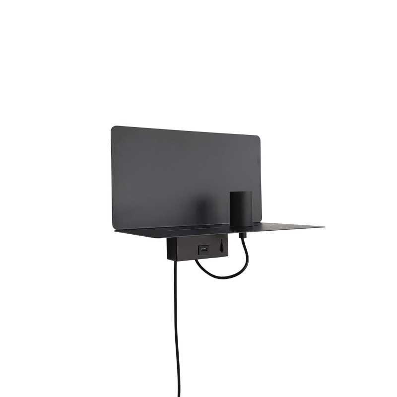 Aplique de pared GRAYO aluminio E27 LED colores