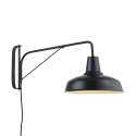 Aplique de pared LOLYA metal E27 LED color negro