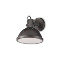 Aplique de pared LAMESAN hierro E27 LED color gris rústico