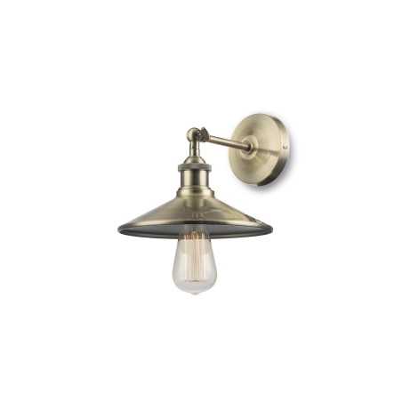 Aplique de pared MAURY metal E27 LED color bronce cepillado