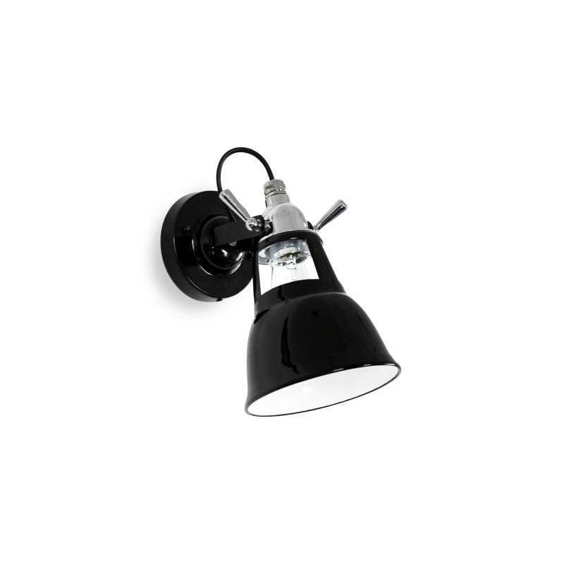 Aplique de pared BIRAN hierro E27 LED