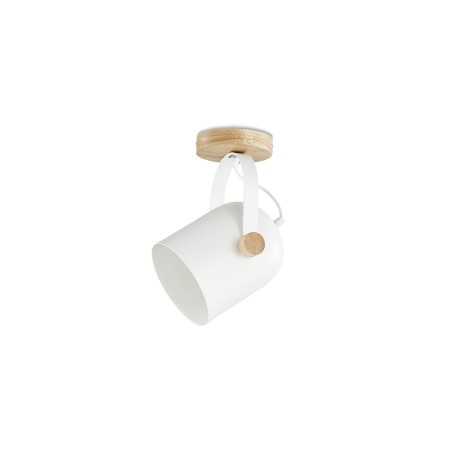 Aplique de pared MAZAC madera E27 LED color blanco