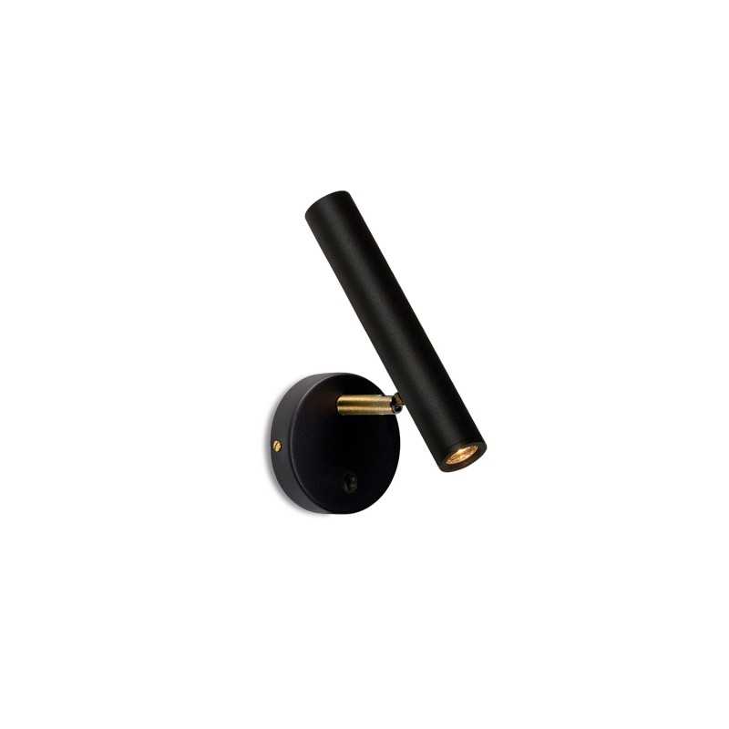 Aplique PRUNG aluminio COB LED 3W 150Lm negro