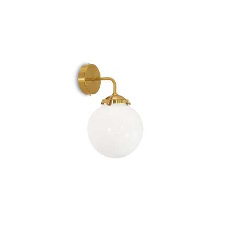 Aplique de pared CAIRE metal E27 LED color latón cepillado