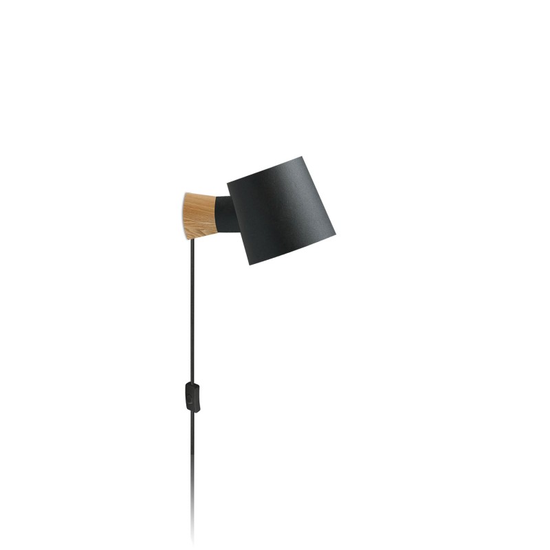 Aplique de pared LAVS madera E27 LED colores