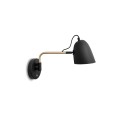 Aplique de pared BAUGE metal E27 LED color negro