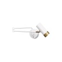 Aplique de pared PAULIAC metal GU10 color blanco