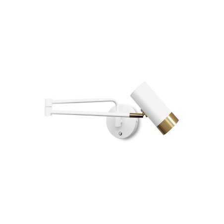 Aplique de pared PAULIAC metal GU10 color blanco