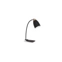 Lámpara de sobremesa PECUT madera E27 LED