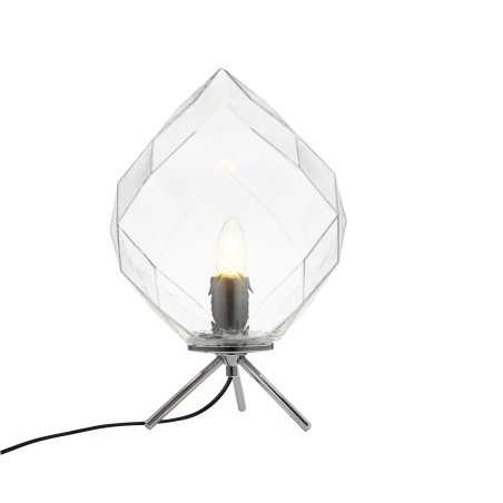 Lámpara de sobremesa VOUST metal E27 LED color cromado brillo