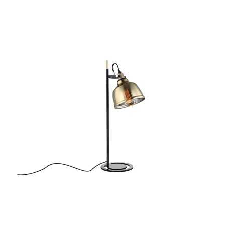 Lámpara de sobremesa LANENS metal E27 LED color dorado