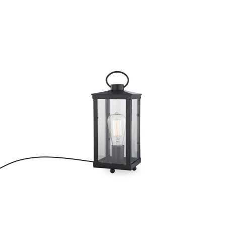 Lámpara de sobremesa PICAT hierro E27 LED color negro