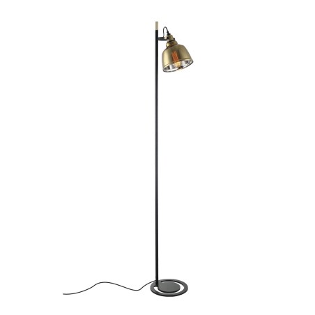 Lámpara de pie ECTOT metal E27 LED color dorado