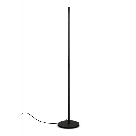 Lámpara de pie LANNOAN aluminio LED 27W 1825Lm negro