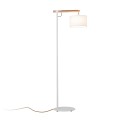 Lámpara de pie YZOSSE madera E14 LED color blanco