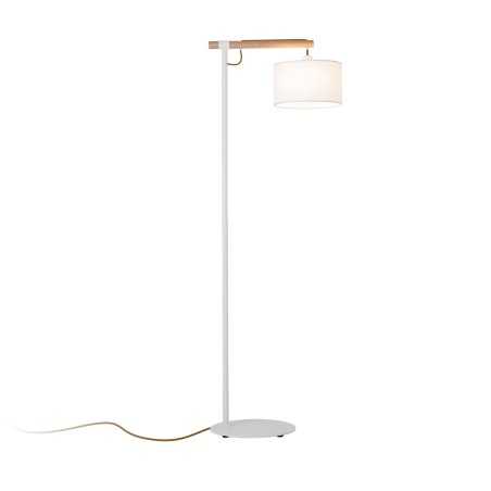 Lámpara de pie YZOSSE madera E14 LED color blanco