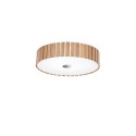Plafón de techo YVETOT madera E27 LED color madera