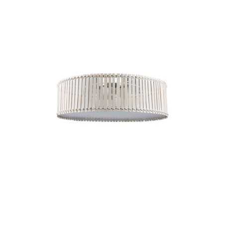 Plafón de techo YRONDE bambú E27 LED color blanco