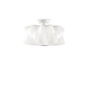 Colgante simple WILLER polímero de resina E27 LED color blanco