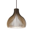 Colgante simple NUITS madera E27 LED
