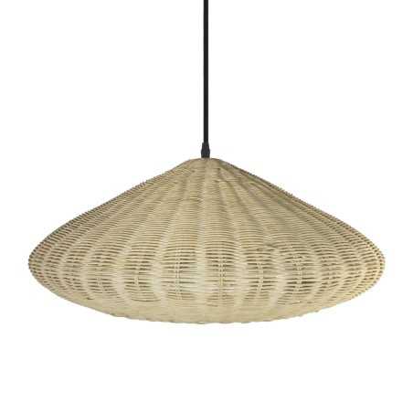 Colgante simple HARDY mimbre E27 LED colores