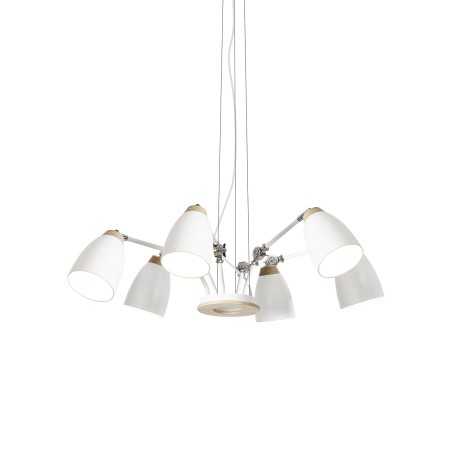 Colgante múltiple NICOT madera E27 LED