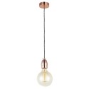 Colgante simple LIVET metal E27 LED