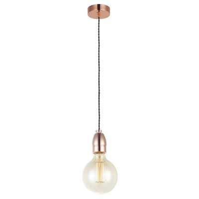 Colgante simple LIVET metal E27 LED