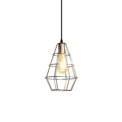 Colgante simple JOANY metal E27 LED
