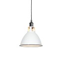 Colgante simple CAPOU hierro E27 LED colores