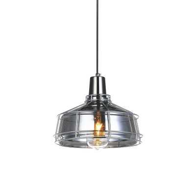 Colgante simple LIZE cristal E27 LED colores