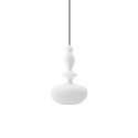 Colgante simple PAYROL cristal E27 LED colores