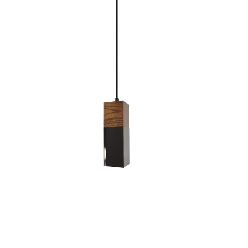 Colgante simple CRAON aluminio E27 LED colores