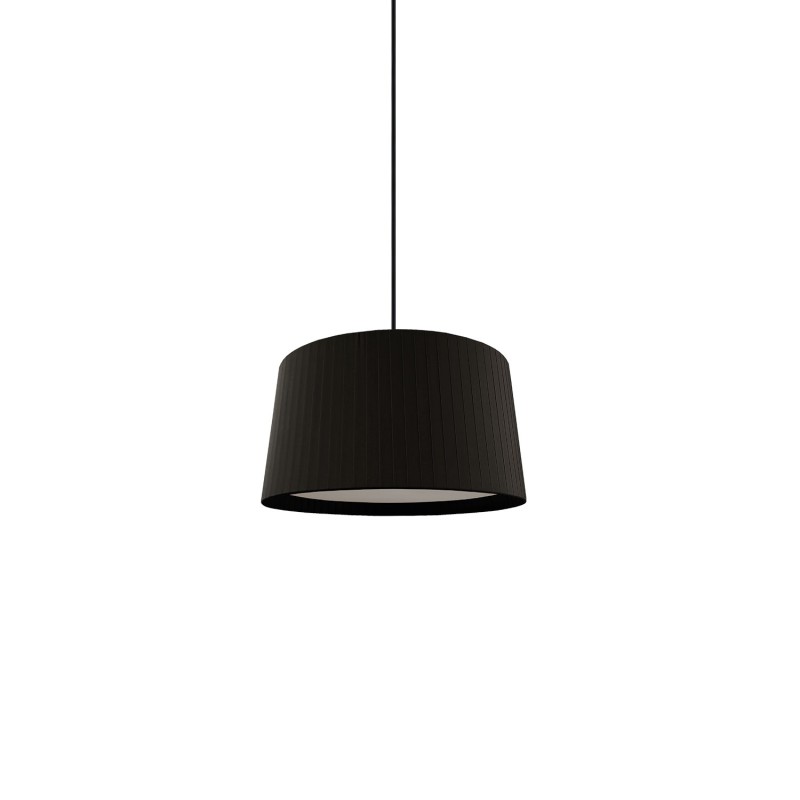 Colgante simple MILHA textil E27 LED