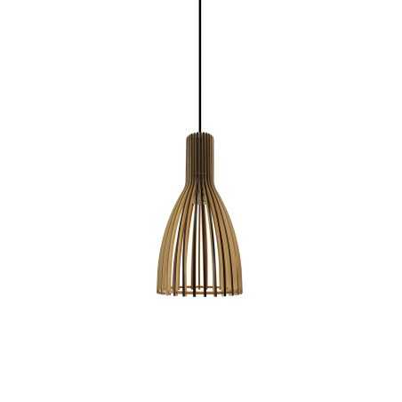 Colgante simple POIXE madera E27 LED