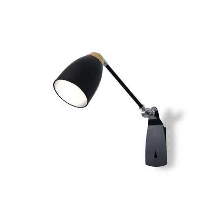 Aplique de pared MARBOT madera E27 LED colores