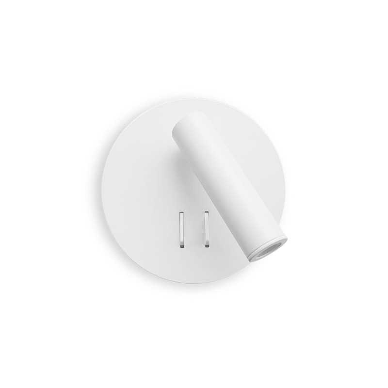 Aplique BURIN aluminio COB LED 3W 102Lm, SMD LED 6W colores