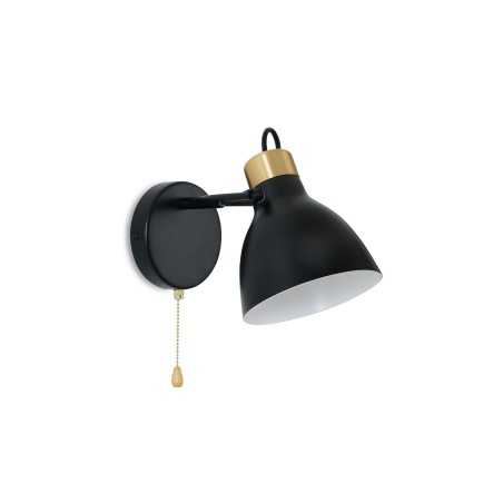Aplique de pared CHAMS acero E27 LED colores