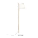 Lámpara de pie LANNIC madera E27 LED