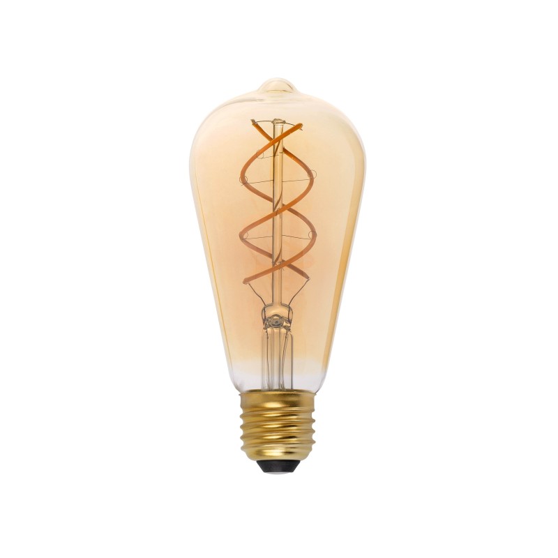 Bombilla LED espiral pera E27 5W 250Lm ámbar regulable - Bombillas  decorativas - Fabricatulampara