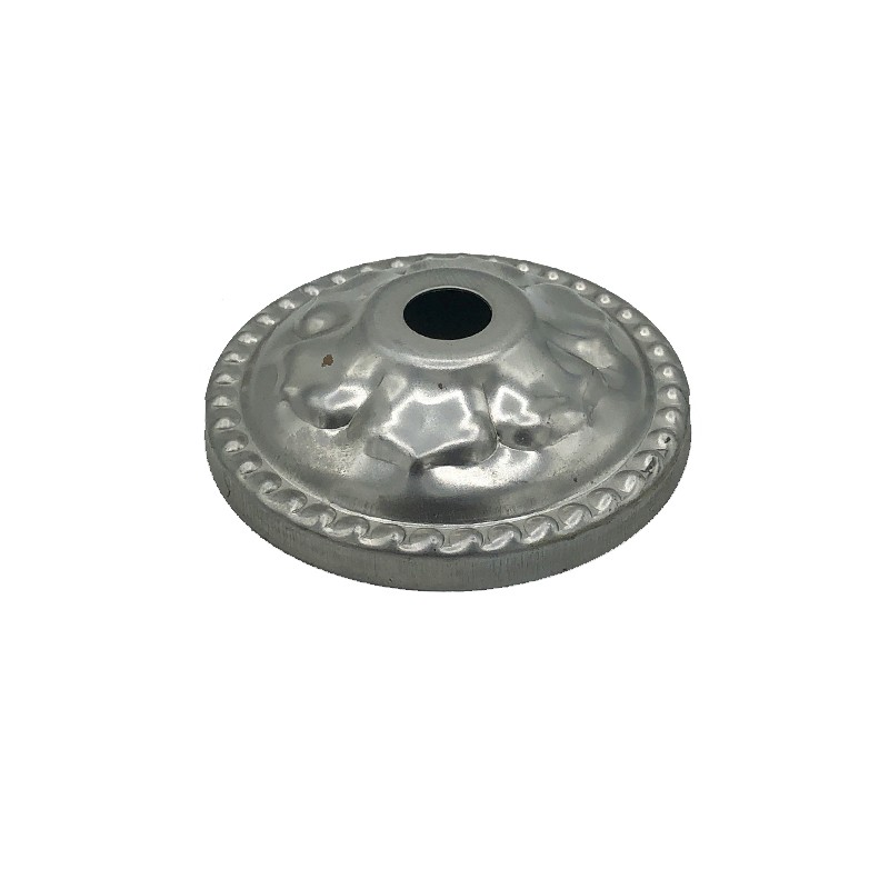 Tapa hierro bruto decorada 58mm diámetro x 4mm