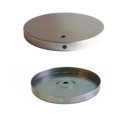Base de hierro salida desplazada de 140mm de diámetro